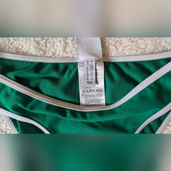 Adidas Green and White Women's Swim Set - Picture 4 of 6